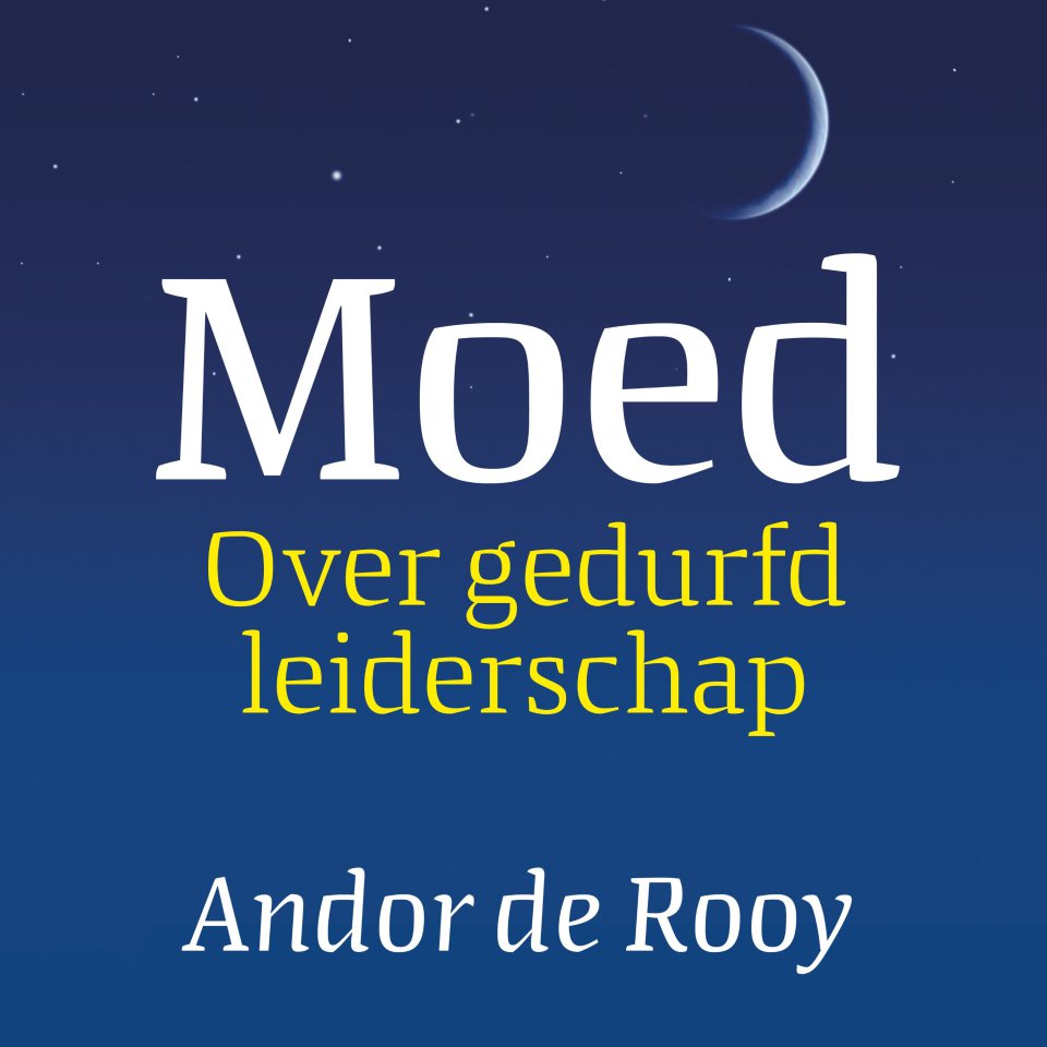 Omslagfoto van Moed: over gedurfd leiderschap 