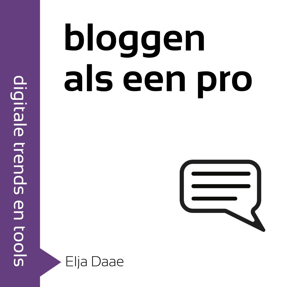 Omslagfoto van Bloggen als een pro