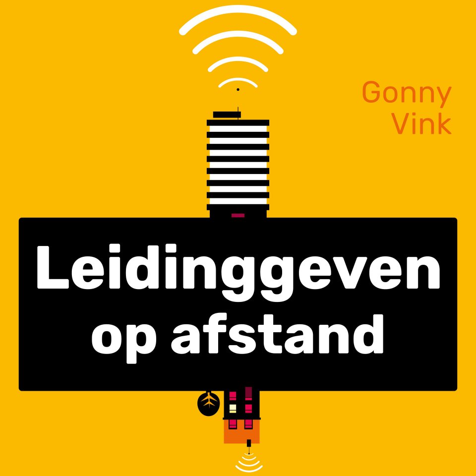 Omslagfoto van Leidinggeven op afstand